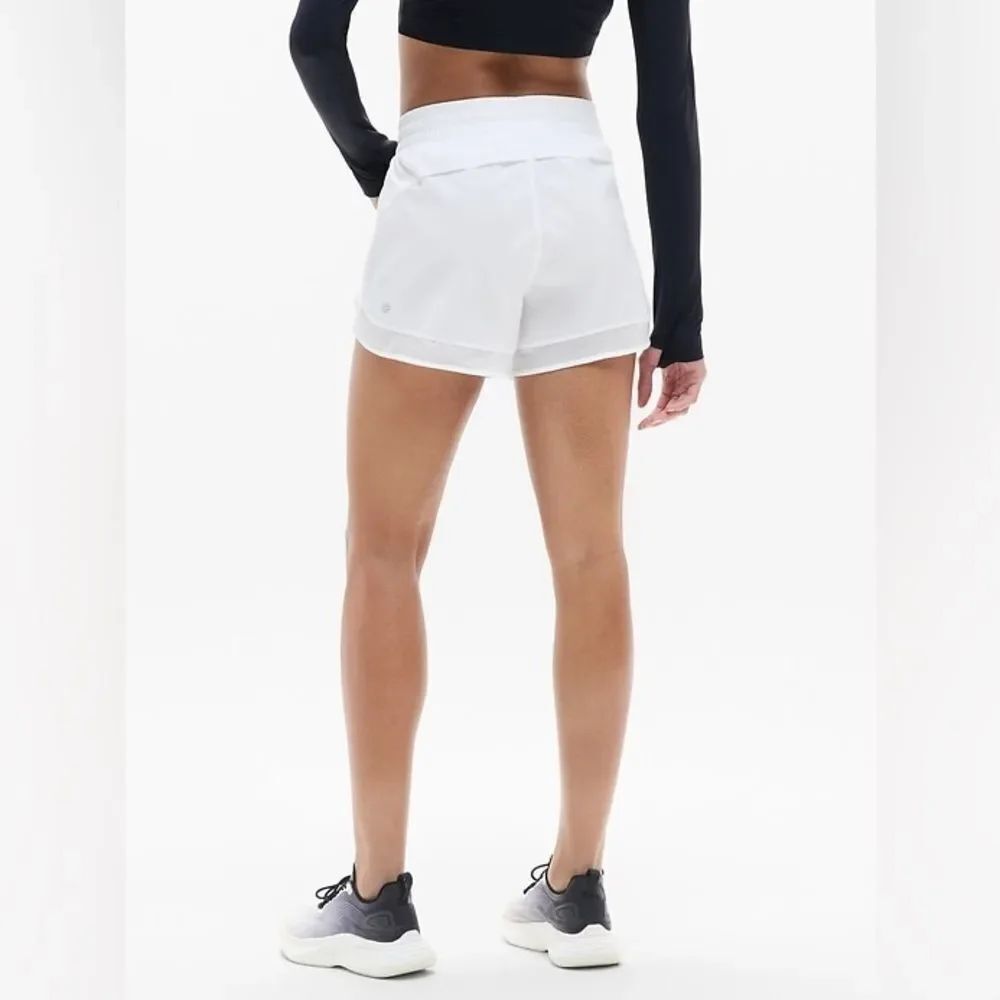 Athleta Mesh Racer Run Mid Rise 4” Short- Small - Picture 2 of 8